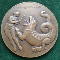 Beck Ö. Fülöp: Babarczi Schwartzer Ottó 60 éves, bronzérem (1913)