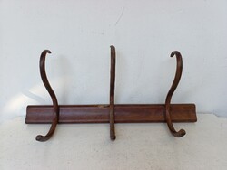 Antik Thonet hajlított bútor fali ruhafogas ruha akasztó fogas Fischel 668 7063