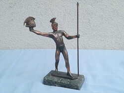 Bronz katona szobor