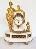 French Table Clock, Fireplace Clock from the 19th Century!