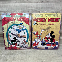 Disney Mickey Mouse fém tábla falidísz szett