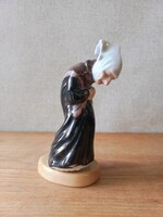 Aquincumi ritka boszorkány porcelán figura - Mirigy