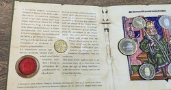 2026 Circulation coin set + Mátyás király gold forint replica, Ag.999 silver
