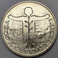 MNB ezüst 500 Forint Védd A Gyermekeket! 1989