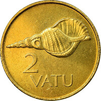 Vanuatu 2 Vatu 1999 - Kagyló - verdefényes