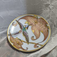 Hutschenreuther kolibris porcelán gyűjtői  fali dísztányér