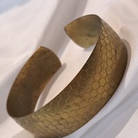Indiai réz karkötő   1,6  cm-es