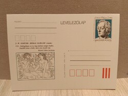 Díjjegyes levelezőlap pár (2 db) – 1982 Goethe évforduló (Hajnal G. fordítás)