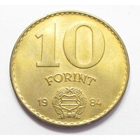Magyarország,10 forint 1984 aUNC+ ötvözet