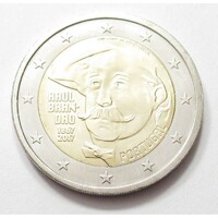 Portugália,2 euro 2017 - Raul Brandao író aUNC+ ötvözet