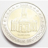 Németország,2 euro 2009 J - Saarland - Saar-vidék aUNC+ ötvözet