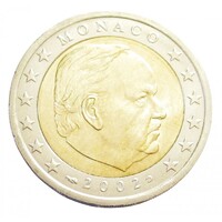Monaco,2 euro 2002 aUNC+ ötvözet