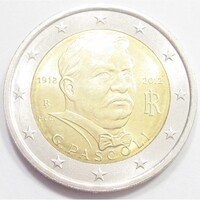 Olaszország,2 euro 2012 - Giovanni Pascoli költő aUNC+ ötvözet