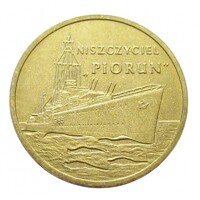 Lengyelország,2 zlote 2012 - Lengyel hajók - Piorun aUNC+ ötvözet