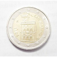 San Marino,2 euro 2011 aUNC+ ötvözet