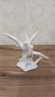 Madár pár – porcelán figurális szobor