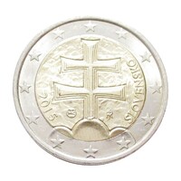 Szlovákia,2 euro 2015 aUNC+ ötvözet