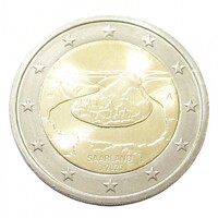 Németország,2 euro 2025 A - Saarland - Saar-vidék aUNC+ ötvözet