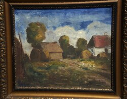 (N) Iványi Grünwald Béla (1867 – 1940) : Tanyarészlet