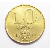 Magyarország,10 forint 1986 aUNC+ ötvözet