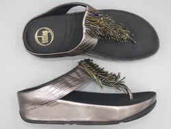 FITFLOP bőr lábujjközös papucs, 37-es