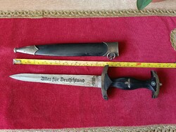 Ritka Waffen SS - SA Tőr keveréke replika jellegű dísztőr másolt