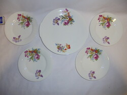 "Victoria China Czechoslovákia" porcelán süteményes készlet - négy személyes