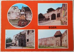 Képeslap, Eger, részletek (GV)