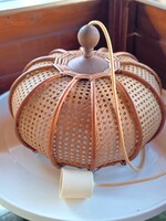 Rattan mennyezeti lámpa , kézműves termék 41 éves