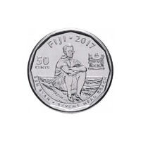 Fiji,50 cents 2017 - A győztes rugby csapat UNC vas
