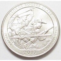 USA,quarter dollar 2017 P - George Rogers Clark aUNC+ ötvözet