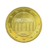 Németország,50 eurocent 2004 F PP aUNC+ ötvözet