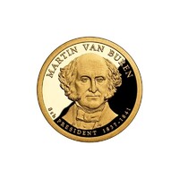 USA,1 dollar 2008 S PP - Martin Van Buren aUNC+ ötvözet