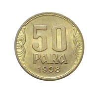 Jugoszlávia,50 para 1938 aUNC+ ötvözet