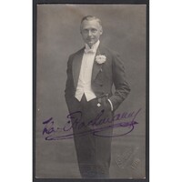Ausztria,Karl Bachmann osztrák színész Bécs 1918 - Dedikált