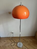 Meblo / Harvey Guzzini narancs állólámpa - lámpa vintage design retro space age mid century