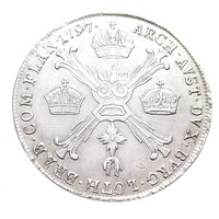 Magyarország,I. Ferenc 1/4 koronatallér 1797 B - VERDEHIBÁS Duplaveret EF+ ezüst 7.36g873