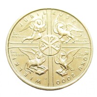 Lengyelország,2 zlote 2000 - Millennium aUNC+ ötvözet