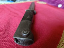 Gyűjteményből Német K98k szurony 1940, kódos - Eredeti Wehrmacht bajonett sérült