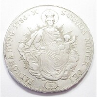 Magyarország,II. József 1 tallér 1786 B EF ezüst 28.060g833