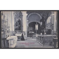 Magyarország,Máriabesnyő - Templom belseje 1909