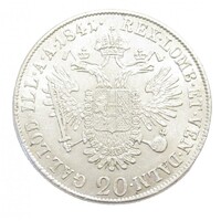 Ausztria,V. Ferdinánd 20 krajcár 1841 A EF+ ezüst 6.68g583