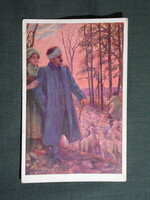 Képeslap,Első világháború,sebesült,katona,honvéd, Dr Rézbányay József, pap,tanár, kanonok,Pécs ,1913