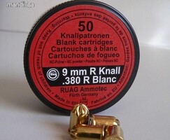 RUAG GECO 9mm R Knall NC riasztó töltény