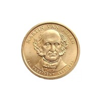 USA,1 dollar 2008 D - Martin Van Buren aUNC+ ötvözet