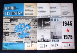 Rádiótechnika újságok 1975. évfolyam 1-12. szám (január-december)