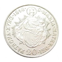 Magyarország,V. Ferdinánd 20 krajcár 1848 B EF+ ezüst 6.68g583