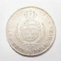 Németország,I. Frigyes Ágoston 2/3 tallér 1806 SGH - Szászország EF ezüst 14.031g833