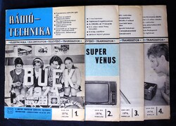 Rádiótechnika újságok 1974. évfolyam 1-12. szám (január-december)