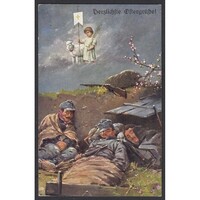 Németország,Szívélyes húsvéti üdvözlet! 1916